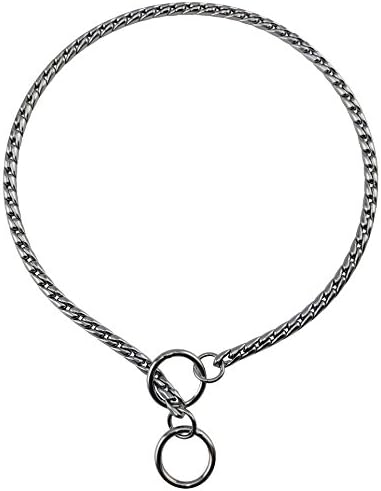 Haute Dauge Snake Serpentine Show Chain 2.5 mm Chrome 16"