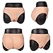 Cyomi Crossdresser Panties Silicone Hiding Gaff Boxer Briefs Men Thong be Feminine for Transgender Drag Queen 1G Brown