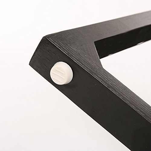 Round Reception Table/Accent table/End Table for Living Room,Office,waiting room,Conference and Meeting Room Wood,Small, Black