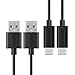 USB Type C Cable, CHOETECH 2Pack (3.3ftx2) 56k ohm pull-up resistor USB C to USB A Cable for Samsung Galaxy S8/S8 Plus,LG G5, LG G6, HTC 10, Nintendo Switch,MacBook and Other Type-C Supported Devices