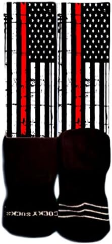 Thin Red Line Flag Socks