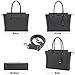 Laptop Bag for Women, 15.6 Inch Multi-Pocket Water Resistant Laptop Briefcase Versatile Work Tote Bag for Business/Travel/Shopping[L0016/Darkgray]
