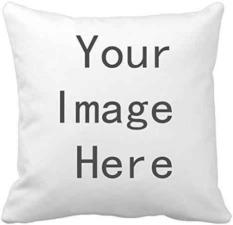 Design Your Own Image or text Pillow Cover Custom Personalized Photo Pillow Case Pillowcase 18" x 18"