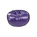 Gold Medal Bean Bags 30010546817 Medium Leather Look Beanbag, Tween Size, Purple