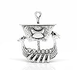 Housweety 10PCs Silver Tone Viking Pirate Ship Charm Pendants 27x22mm(1 1/8