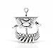 Housweety 10PCs Silver Tone Viking Pirate Ship Charm Pendants 27x22mm(1 1/8