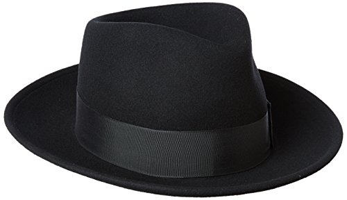 Bailey of Hollywood Men's Fedora Hat, Black, M
