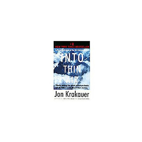 Into Thin Air W/New Afterword