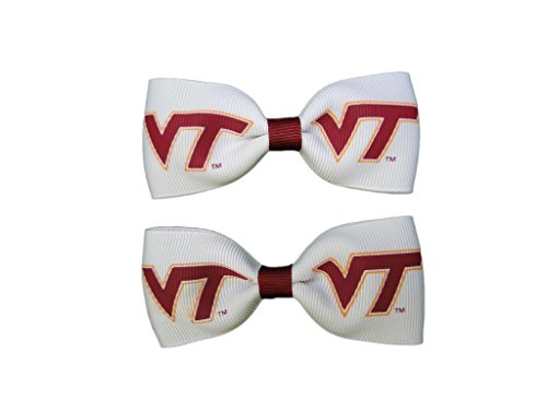 Virginia Tech Hair Bow Pair