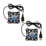 WINSINN 60mm USB Fan 5V Brushless 6025 60x25mm for Cooling DIY PC Computer Case CPU Coolers Radiators (Pack of 2Pcs)