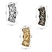 45 Pieces Dreadlocks Braid Hair Heads Hair Tube Beads Hair Braiding Jewelry Hair Decoration Accessories