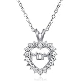 OliaDesign® Mom Pendant Crystal Necklace Mother's Day Gifts Gift for Mom