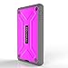 Fire HD 6 Case - Poetic Fire HD 6 Case [Revolution Series] - [Heavy Duty] [Dual Layer] Complete Protection Hybrid Case with Built-In Screen Protector for Amazon Kindle Fire HD 6 Magenta (3 Year Manufacturer Warranty From Poetic)
