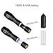 Super Bright Tactical Led Flashlight, SHIGOO Single Mode 1000 Lumen Zoomable Led Flashlight Torch, 1 Mode Adjustable Foucs Waterproof Torch Lamp for General Household (White Light)
