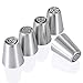 BlueFire 12pcs/Set Russian Piping Tips With Stainless Steel, Cake Cupcake Pastry Icing Frosting Decorating Tulip Nozzles Tips