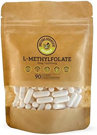 DSO L-Methylfolate(5-MTHF) 15 MG 90 Capsules Active Folate Boost Immune System Homocysteine Control Anxiety Relief Folic Acid Vitamin Eco-Friendly Packaging (90)…
