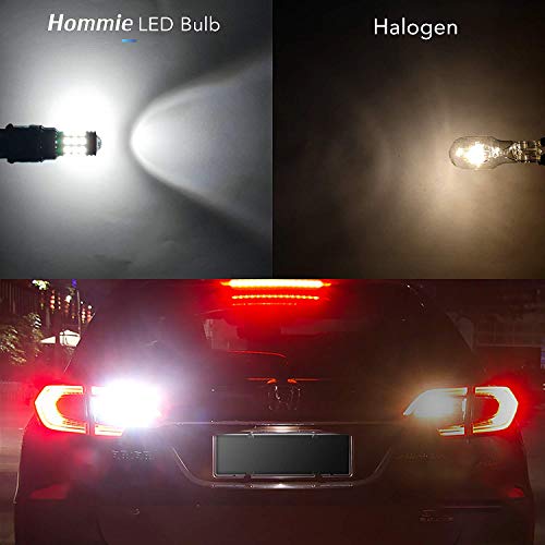 image for Hommie 3157 3156 3056 4157 3057 LED Bulbs Backup Lights,2 Pcs High Pow