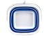 SAMMART 11L (2.9 Gallon) Collapsible Rectangular Handy Bucket (1, Blue)