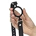 Scarlet Kitten Large Circular Ring Ball Leather and Silicone for Women Men, Black