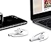 SXUFO i AirPods Ear Hooks Compatible with Apple Airpods 1, 2, 3 and Pro for Exercise - White