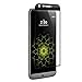 LG G5 Screen Protector [3D Full Curved Edge] [Tempered Glass] [Colored Edge], Popsky Ultra Clear 9H Hardness Scratch Proof Protective Film (Black)