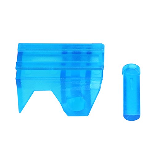 Goshfun Worker Modified Toy Accessories Top Rail Adapter Base for Nerf N-Strike Elite Stryfe - Transparent Blue