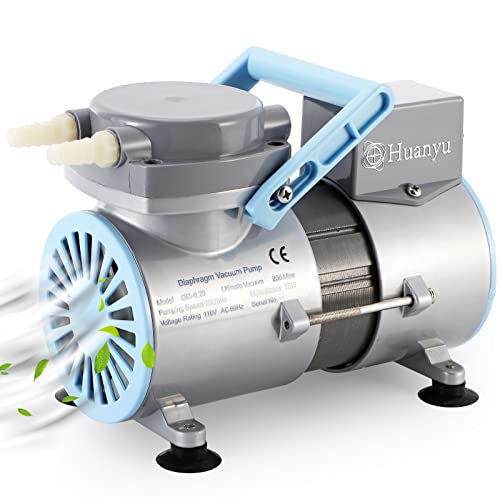 Huanyu Oilless Diaphragm Vacuum Pump Oil Free Anticorrosive Pump 12L