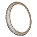 Sino Banyan Diamond Steering Wheel Cover PU Leather Case, with Bling Bling Crystal Rhinestones, Universal 15 Inch Protector for Women, Beige