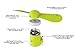 Mini Fans Compatible with iPhone & Android Devices Plug in & Play Attachment 3-in-1 Connectors - Micro USB & USB C Fans for Android Cell Phones and Fan on iPhone - Pack of 3 (Black,White,Blue)