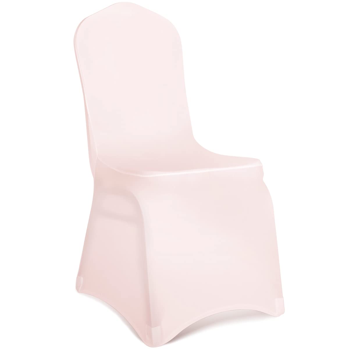 Photo 1 of Babenest Spandex Chair Covers Upgraded 10PCS Universal Stretch Washable Fitted Dining Room Chair Slipcovers Protector for Wedding, Holidays, Banquet, Party, Celebration (Blush Pink)