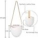 Jyukan Ceramic Hanging Planters for Indoor Air Plants Succulent Wall Planter Decor, Hanging Plant Pots Set of 3thumb 2