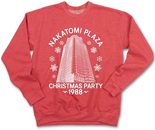 Fluffy CrateNakatomi Plaza | Ugly Christmas Sweatshirt | Funny Pop Culture