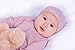 Baby Boy Girl Organic Cotton Snap Front Footed Sleeper with Mittens-Sleep n Play Mauve