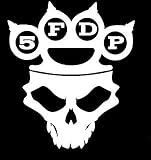 Five Finger Death Punch Vinyl Decal Sticker|Cars Trucks Vans Walls Laptops|WHITE|5.5 In|KCD591