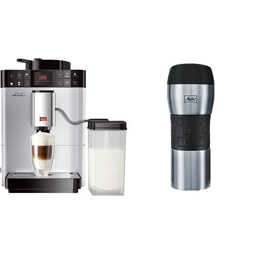 Melitta F57/0-101 silber Kaffeevollautomat Caffeo Varianza CSP + Melitta 206056 IsolierTrinkbecher
