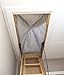 Duck Brand Attic Stairway Cover, 25.5 x 54 inches, Black, 285109