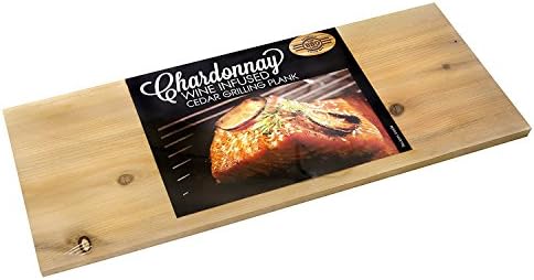 The BBQ Chef Wine Infused Cedar Grilling Plank Merlot, Pack of 4