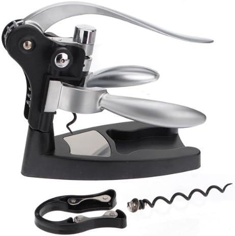Gearmax® Wine Openers, Rabbit Style Lever Wine Bottle Opener Wine Corkscrews, Manual Wine Bottle Opener with Foil Cutter