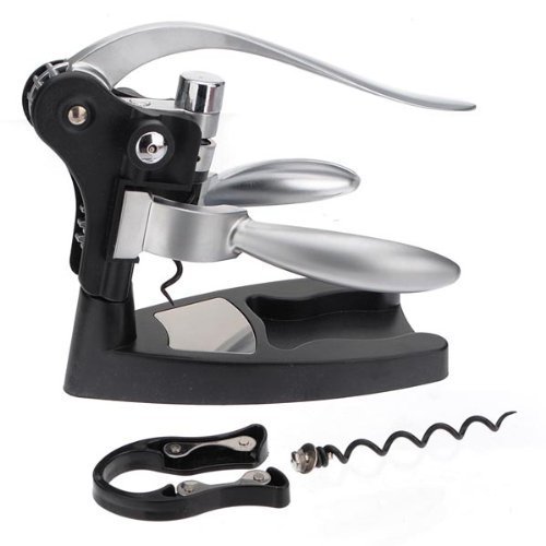 Gearmax® Wine Openers, Rabbit Style Lever Wine Bottle Opener Wine Corkscrews, Manual Wine Bottle Opener with Foil Cutter