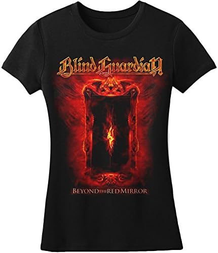 Blind Guardian Beyond The Red Mirror 2015 Tour Dates Girls Jr Medium Black