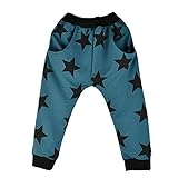 CM-CG Kids Girls Stars Harem Trousers Toddlers Pants Size 2-7 Years