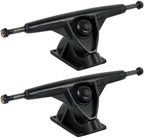 Longboard Cruiser 7" Hi Profile Black Downhill Trucks (Set of 2)