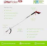 The Helping Hand Company Litter Grabber PRO 33” Heavy Duty Red/Silver view 2