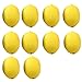 Buytra 10 Pack Artificial Fake Lemons Limes Fruit for Vase Filler Home Kitchen Party Decoration, Yellow- Large Size 3.9