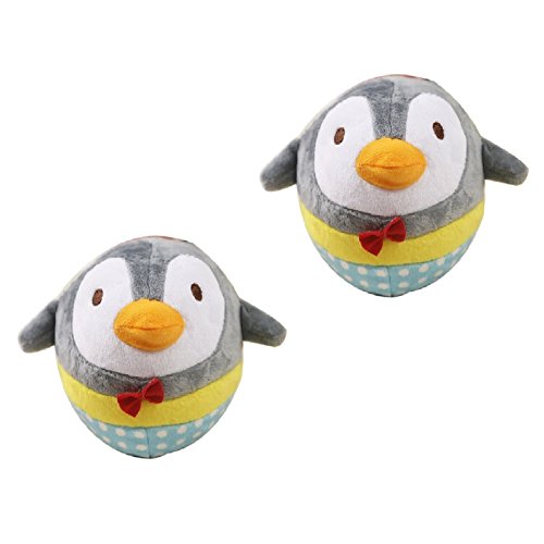 Cute Cartoon Penguin With Bowknot Chew Moral Toys Stuffed To