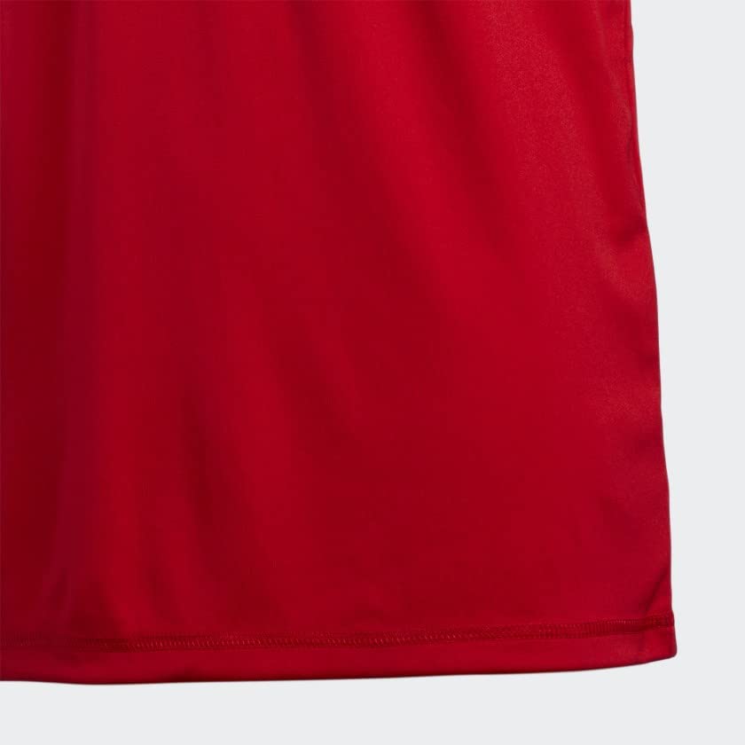 adidas Boys' Plus Size Short Sleeve Aeroready Performance Logo Tee T-Shirt