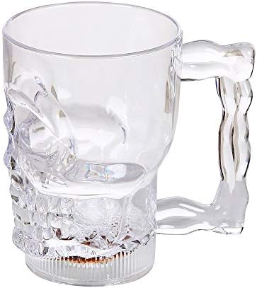 ACEKB Creative LED Inductive Rainbow Color Flashing Light Glow Mug Glass Party Beer Cup Gift Insulated Wide Mouth Water Bottle