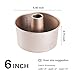 Bakerdream Nonstick Angel Food Pans Baking cake Mould with Removable Bottom Angel Food Cake Pan Tube Cake Pan (6inch)