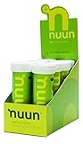 Nuun Active Hydration, Electrolyte Enhanced Drink Tablets, Lemon+Lime (8 Tubes/12 Tabs Per Tube)