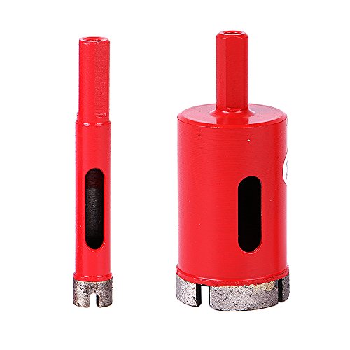 image for ZKer 14Pcs 6-35mm Diamond Drill Bits Set, Marble Concrete Masonry Coat